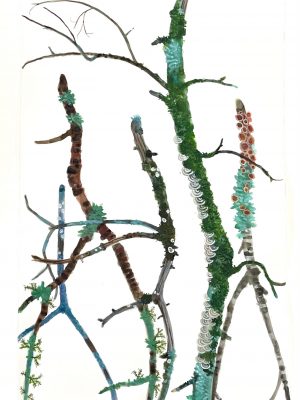 Katie DeGroot, Seen On The Street (mv), 40x26, framed $3000, 2023