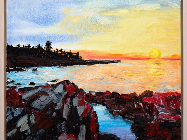 Surf_Point_Sunrise_X shore and sea with reflections of sunrise