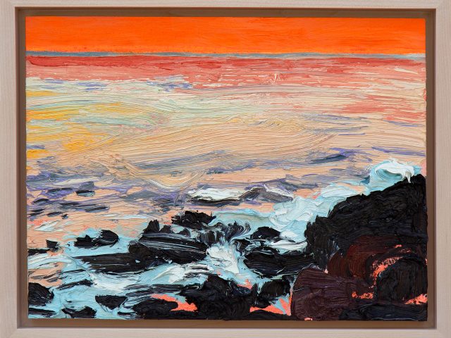 Surf_Point_Sunrise_XIII_2MB waves crashing on black rocks with sunrise